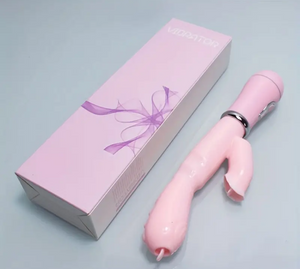 Tongue Flicking Dildo Vibrator