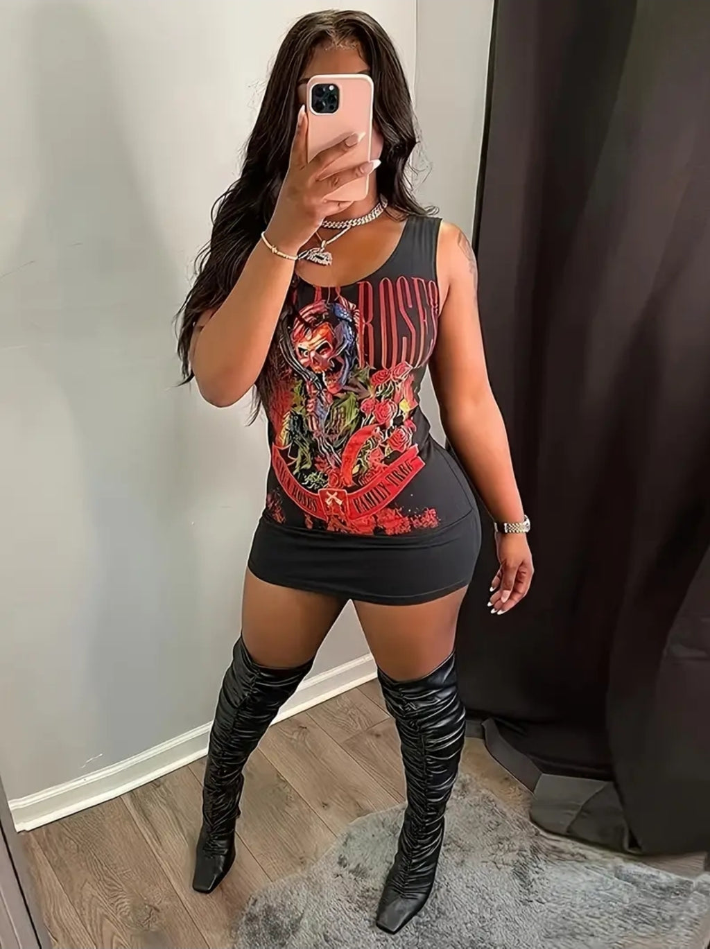 GnR Tank Bodycon Dress