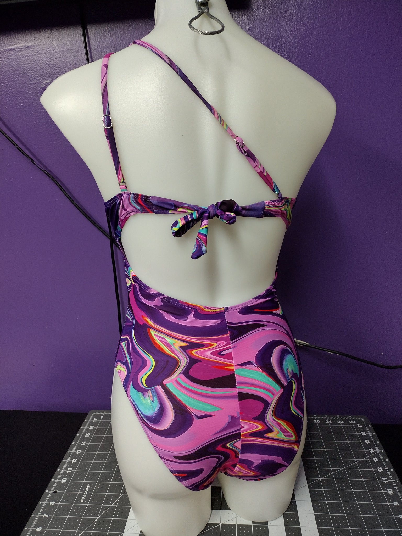 1pc Swirl Swimsuit